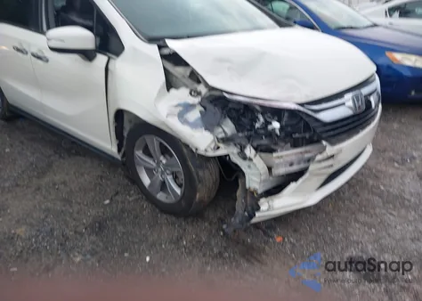 2019 Honda Odyssey Ex-L from USA, damaged, VIN 5FNRL6H76KB023015